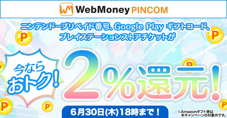 当店一番人気 プリペイド番号のオンラインショップ | WebMoney PINCOM 激安 アウトレット オンライン -nammbu.com